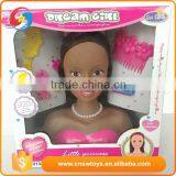 Styling Head Doll Black Hair Beautiful Excellent Condition thumbnail-1