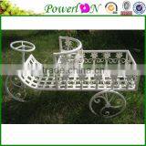 Hot Selling Novelty Vintage Antique Mini Tractor Shape Wrough Iron Flower Pot For Garden Home Patio I23M TS05 X00 PL08-4932G thumbnail-1