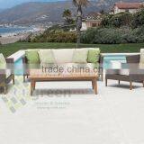 Wicker With Wooden Leg in Antique Design