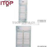 Stainless Steel Body Refrigerated Glass Door Cabinet