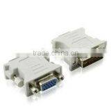 DVI-I Male to VGA Female Adapter, Black
