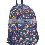 Roses Printed Lady Canvas Custom Backpack Bag thumbnail-1