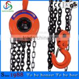 Heavy lifting machinery manual chain hoist for lifting equipment hook