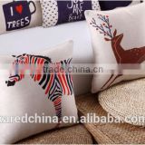 wholesale cushion cover custom printed 100% Cotton Pillow Cases