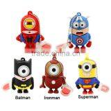 Original Quality Chip Super Heroes Series Cartoon Usb Flash Drive Custom Pendrive,Wholesale Full Capacity Minions Memory Stick thumbnail-5