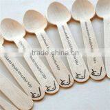 cheap wooden mini wooden spoon with logo customize make wholesale hotsale