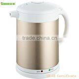 Baidu Stainless Steel Material CB CE Certification New Design Plastic Handle Electric Kettle With Electric Heating Element
