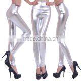 Multicolors Leather Look Fashion Sexy Women High-waist Leggings thumbnail-3