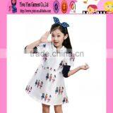 2016 Baby Flower Butterfly Ready Made Kids Dress Original Selling Summer New Design Kids Dress thumbnail-4
