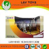 Hot-selling Rubber Zebra Toy, Zoo Animal Model,animal Set Toy thumbnail-1