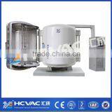 HCVAC pvd evaporation plastic vacuum coating machine,plastic gold/silver/rainbow color pvd coating equipment with lacquers