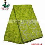 Haniye 2016/HPG10 Wholesale African High Quality Guipure Water Soluble Lace Fabric,Beaterful Flower Stones Lace Fabric thumbnail-2