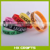High quality silicone wrist band, promotional silicon wristband with low price