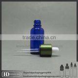 30ml Blue Glass Small Empty Essential Oil Eliquid Ejuice Drip Bottle With Childproof Cap thumbnail-4