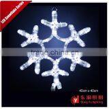 2015 High-simulation Warm White Icicle LED Snowflake Lights With CE ROHS