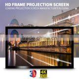 80 Inch to 200 Inch Home Theater Wide View 3D Fixed Frame Projection Screen