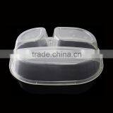 High Quality Plastic Take-away Food Container 3-compartment 1000ml thumbnail-3