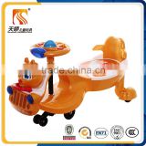 Pretty funny cartoon squirrel toy swing car ride on toy car from China factory