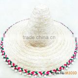 fashion cheap upturned cooler mexican straw hats