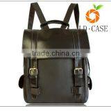 Wholesale Price Custom Vintage Men's Genuine Leather Backpack thumbnail-5