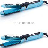 2 in 1 Hair Straightener Brush Electric Lcd Straightening Rolling Hair Comb Best Hair Straightener Brush and Curler thumbnail-2