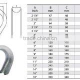 China Manufacture Wire Rope K-3 Thimble thumbnail-3