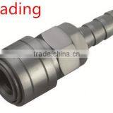 Japan One Tough Type Industrious Coupler With Hose Barb ,white Nickel Plated & 9 10 14.6 thumbnail-1