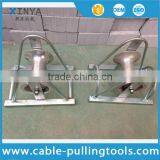 Straight Line Cable Roller Cable Laying Roller With Aluminum Wheel Galvanized thumbnail-1