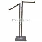 Floor Standing Metal Bag Display Stand With 10 Hooks thumbnail-2