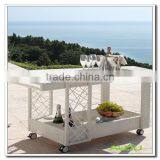 Beach Cart/Rattan Wine Food Outdoor Beach Cart thumbnail-3