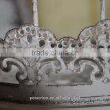 Wedding Decoration Set Of 2 Round Bird Cage Planters Tea Light Holder Model thumbnail-6