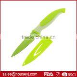 Non Stick Color Fruit Knife Kitchen Paring Utility Knife With Sheath Good for Promotion thumbnail-2