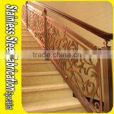 Interior Prefab Art Carving Handrail Aluminum Stair Handrail thumbnail-2