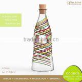 Handmade Empty 500ml Glass Milk Bottle thumbnail-4