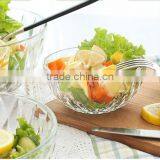 9inch,8inch, 7inch and 5inch Clear Glass Fruit or Salad Bowl thumbnail-2