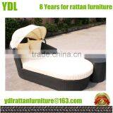 Youdeli Rattan Furniture French Chaise Lounge thumbnail-1