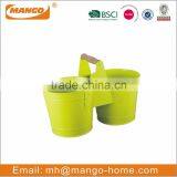 Colorful Powder Coating Ripples Iron Flower Pot thumbnail-2