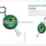 Hot Selling Keychain / Football Fans Keychain With LED Light thumbnail-1