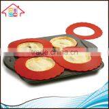 NBRSC Silicone Crust Shield Reusable Mini Pie Pan Cover Set Of 4 Pcs thumbnail-1