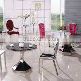 A8039 Cheap Round Dining Table and Chairs for Coffee Shop thumbnail-3