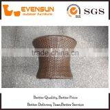 Coffee Shop PE Rattan Table For Stackable Garden Set thumbnail-3