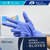 Blue Nitrile Gloves Disposable Nitrile Medical Examination Gloves Powder Free thumbnail-1