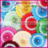 Wholesale Hanging Decor Decorative Paper Honeycomb Fan thumbnail-1