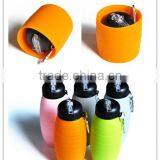 Hot Water Collapsible Silicone Squeeze Water Bottle Silicone thumbnail-2