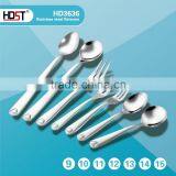 2015 Hot Sale Fashion Water Drop Type Handle Hotel 16pcs Cutlery Set thumbnail-3