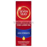 Seven Seas Pure Cod Liver Oil High Strength With Omega 3 Plus Vitamins D & E - 300ml thumbnail-1