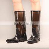 Women Waterproof Transparent New Design Unique Summer Spring Tall Knee High Boots thumbnail-4