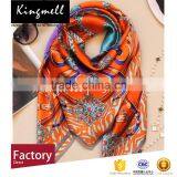 Custom Made Elegant Satin Silk Scarf With 100%silk thumbnail-3