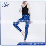 Blue Print Leggings 2017 Brushed Legging Classic Casual Leggings thumbnail-1