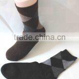 Rabbit Wool Argyle Pattern Socks for Man thumbnail-1